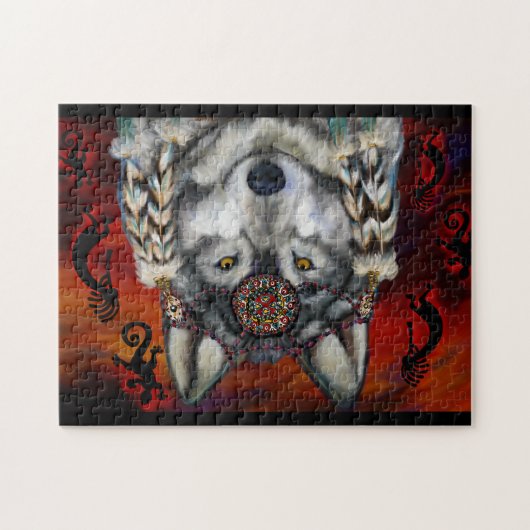 WOLF LEGPUZZEL (Horizontaal)