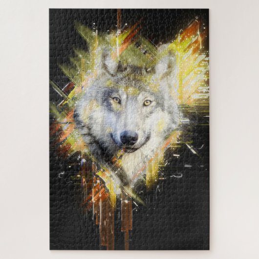 Wolf Legpuzzel (Verticaal)
