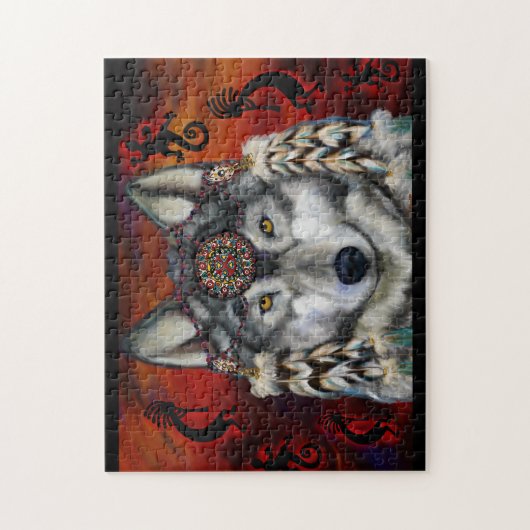 WOLF LEGPUZZEL (Verticaal)