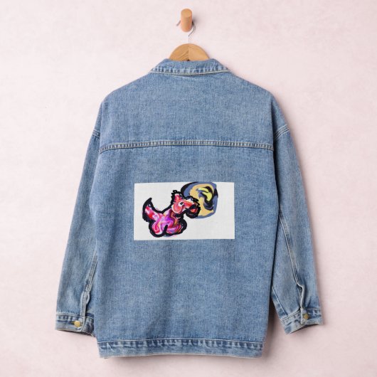 Wolf licht maan denim jacket (Hangar)