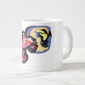 Wolf licht maan grote koffiekop (Voorkant rechts)