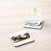 Wolf-liefde Bier Onderzetter (Rechterzijde)