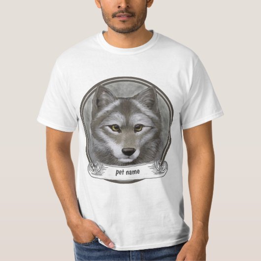 Wolf Liefdevolle Herinnering T-shirt (Voorkant)