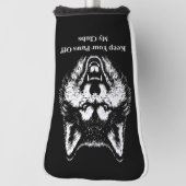 Wolf Liefhebbende Vader Golf Hoofddeksel Golfheadcover (Draai 90)