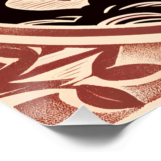 Wolf liefhebbers kunstwerk natuur liefde Wolven Perfect Poster (Hoek)