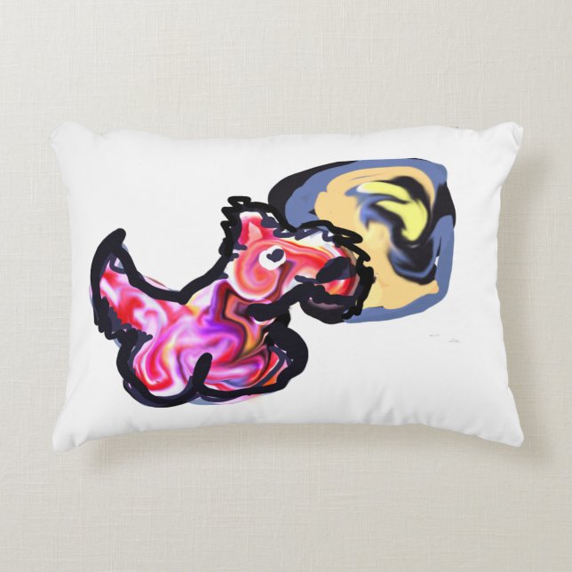 Wolf light moon  accent kussen (Voorkant)