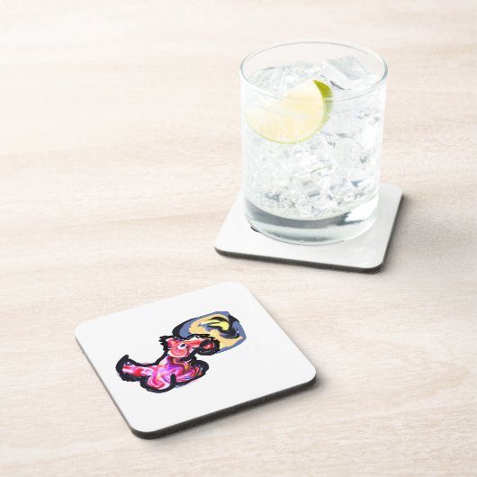 Wolf light moon  bier onderzetter (Rechterzijde)