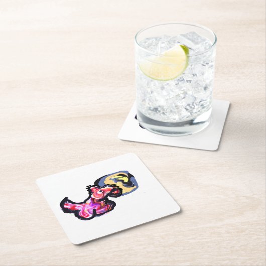 Wolf light moon  kartonnen onderzetters (Insitu)