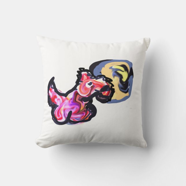 Wolf light moon  kussen (Voorkant)