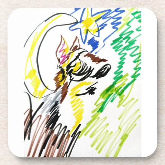 Wolf lijn herfst bier onderzetter (Voorkant)