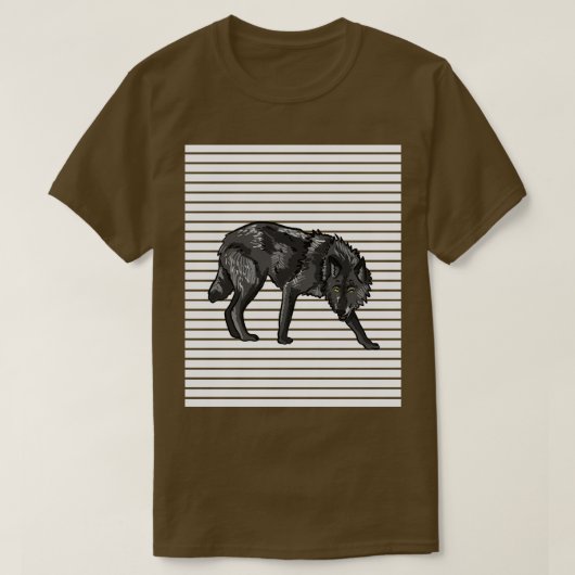 Wolf Lines T-shirt (Design voorkant)