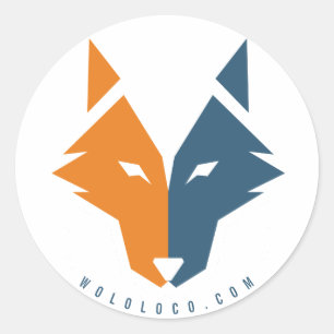 Wolf Loescher - Ronde Sticker