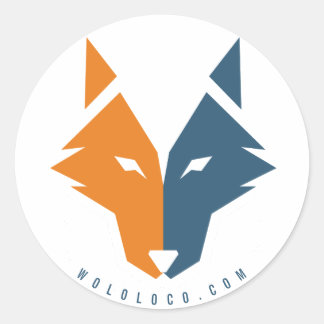 Wolf Loescher - Ronde Sticker