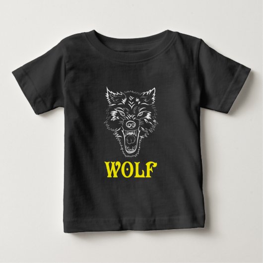 Wolf Logo Sign. and Symbol T-Shirt (Voorkant)