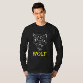 Wolf Logo Sign. and Symbol T-Shirt (Voorkant volledig)