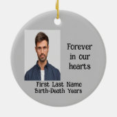 Wolf Logo Wolven Natuur Custom Visitekaartje Keramisch Ornament (Achterkant)