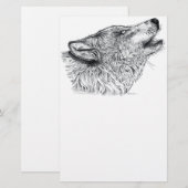 Wolf Love Briefpapier (Voorkant / Achterkant)