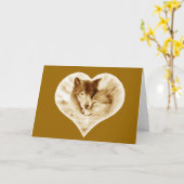 Wolf Love Kaart (Gele Bloem)