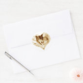 Wolf Love Ronde Sticker (Envelop)