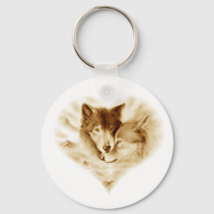 Wolf Love Sleutelhanger