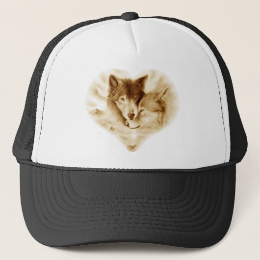 Wolf Love Trucker Pet (Voorkant)