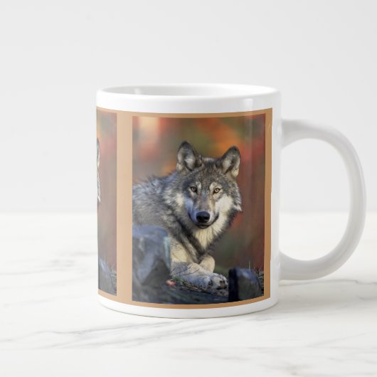 Wolf Lovers Art Grote Koffiekop (Rechts)