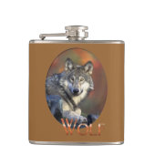 Wolf Lovers Art Heupfles (Voorkant)