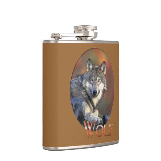 Wolf Lovers Art Heupfles (Rechts)