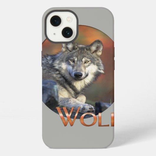 Wolf Lovers Art iPhone Hoesje (Achterkant)
