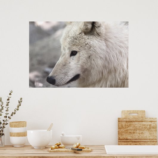 Wolf Lovers Art Poster (Keuken)