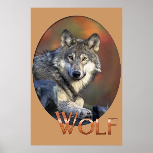 Wolf Lovers Art Poster (Voorkant)