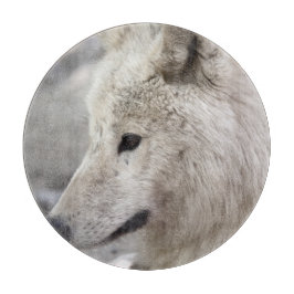 Wolf Lovers Art Snijplank