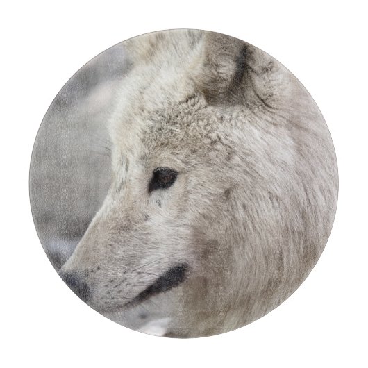 Wolf Lovers Art Snijplank (Voorkant)