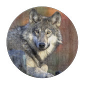 Wolf Lovers Art Snijplank (Voorkant)