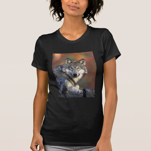 Wolf Lovers Art T-shirt (Voorkant)