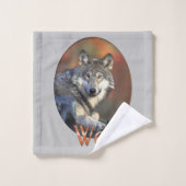 Wolf Lovers Bad Handdoek (Wasdoekje)