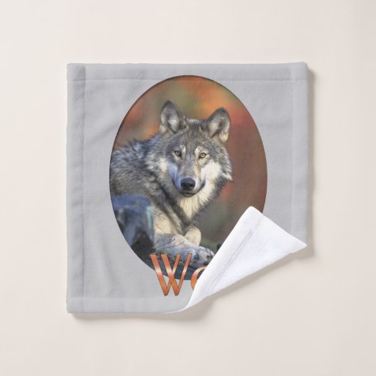 Wolf Lovers Bad Handdoek (Wasdoekje)
