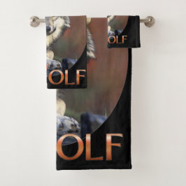 Wolf Lovers Bad Handdoek