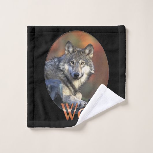 Wolf Lovers Bad Handdoek (Wasdoekje)