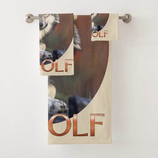 Wolf Lovers Bad Handdoek (Insitu)