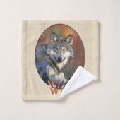 Wolf Lovers Bad Handdoek (Wasdoekje)