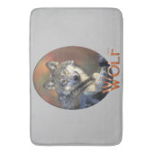 Wolf Lovers Badmat (Voorkant Verticaal)