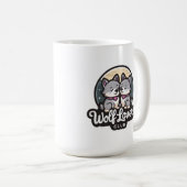Wolf Lovers Club - Weerwolf Coffee Mok (Voorkant rechts)