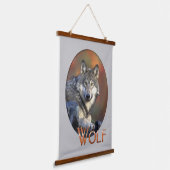 Wolf Lovers Hangend Wandkleed (Gebogen)