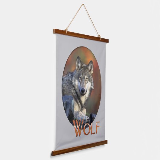 Wolf Lovers Hangend Wandkleed (Gebogen)
