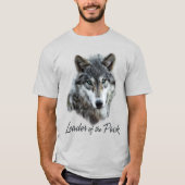 Wolf Lover's leider van het pakket T-shirt (Voorkant)