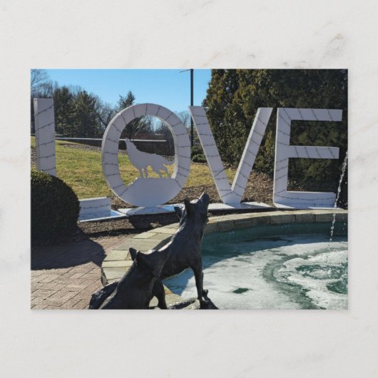 Wolf LOVEworks Sign Briefkaart (Voorkant)