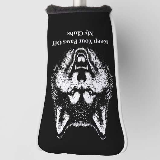  wolf Loving Dad Golf Head Cover (Draai 90)