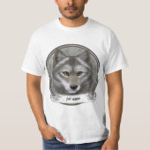Wolf Loving Memory ornament T-shirt (Voorkant)