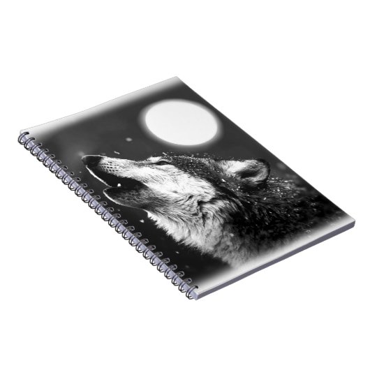 Wolf, Maan & Nacht Notitieboek (Rechterzijde)